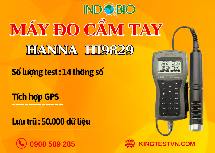 Máy đo đa chỉ tiêu nước Hanna HI9829